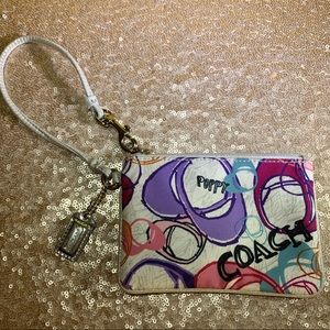 Coach Poppy Wristlet